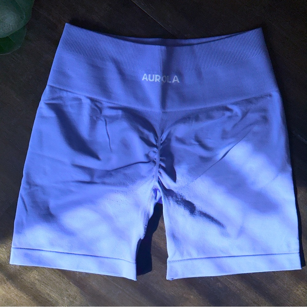 Aurola Women’s Athletic Bike Shorts — Periwinkle Blue